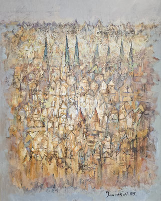 "Lübeck Impression II", Öl auf Leinwand, A. Ignatkov, 80x 100 cm, 1199,-€