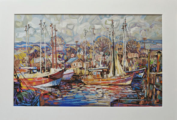 "Hafen" , A. Ignatkov, 50 x 70 cm, 399,-€
