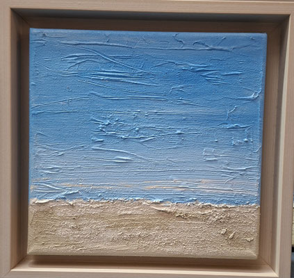"Meer geht immer III", Gerahmt mit Schattenfuge, 26 x 25 cm, 79,-€, Ungerahmt 49,-€
