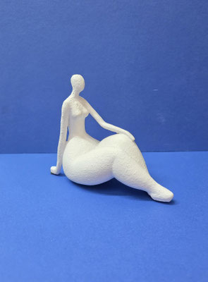  "Frau III", Höhe 14 cm, Breite 17 cm, Tiefe 3 cm, 19,-€ 