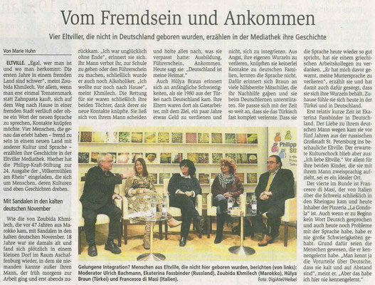 25. Januar 2019, Wiesbadener Kurier - Völkermühle: gelungene Integration