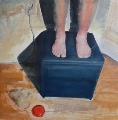 Suspended_oil on canvas_60x60