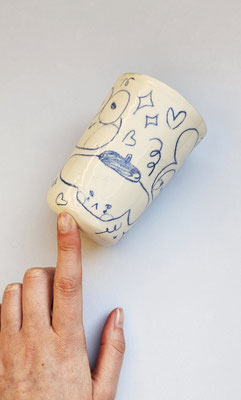 ceramic high cup