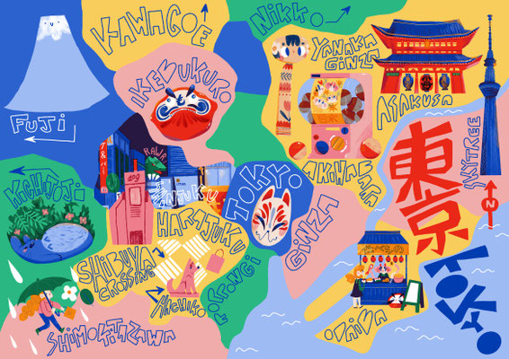 Map of Tokyo, 2025
