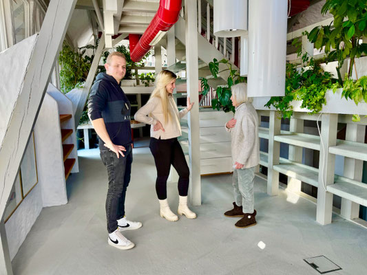 Die neuen Hausherren: Timm und Larissa.