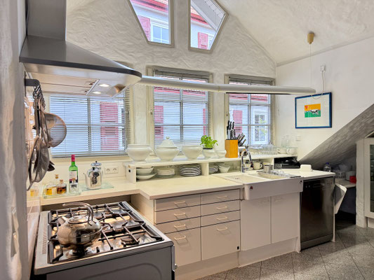 Küchen-Erker mit Gasherd