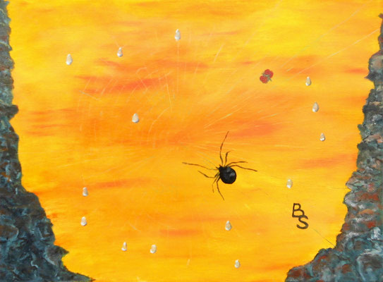 Otto the spider, 40*30, 2016