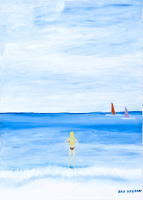 Zwischen Himmel und Sohn, 50*70, 2008 (Cover meines gleichnamigen, 2010 erschienen Buches)