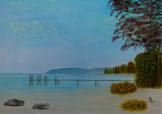 Bodensee bei Unteruhldingen, 70*50, 2018