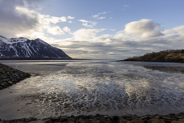 Borgarnes - Blick auf den Fjord