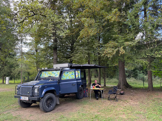 Kamp Savinja ist ein ruhiges, sehr empfehlenswertes Camp. 