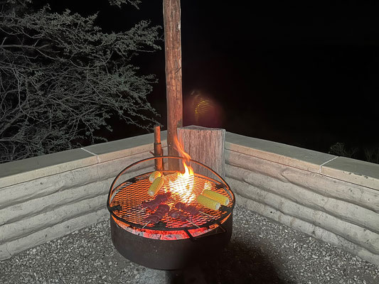 03.03. Kuduspieße mit Mais schmecken ausgezeichnet!