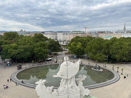 Besonders schön ist der Ausblick von der Terrasse!