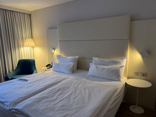 9.2. Vor dem Abflug verbringen wir eine Nacht im NH Hotel am Flughafen Wien.