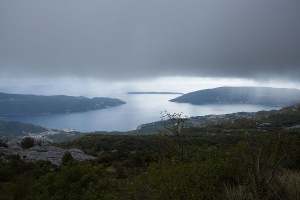 19.9. Orjen Gebirge - Blick auf die Bucht von Kotor