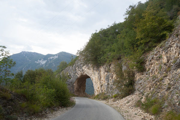 10.9. Fahrt Richtung Piva Stausee