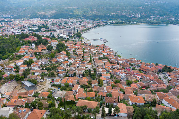 09.09. Blick von Samuils Festung auf Ohrid