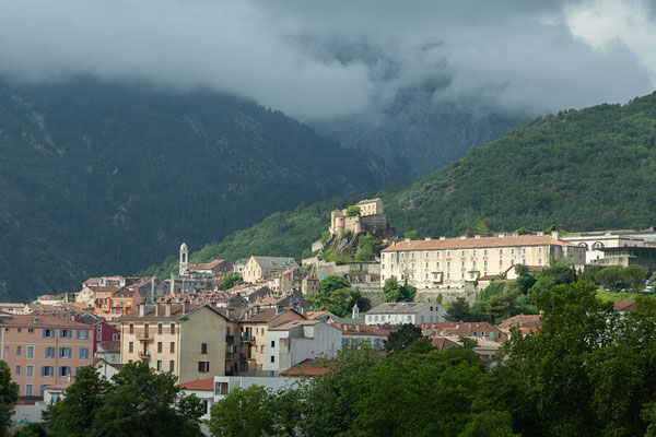 04.06. Wir fahren an Corte vorbei in Richtung Col de Vizzavona