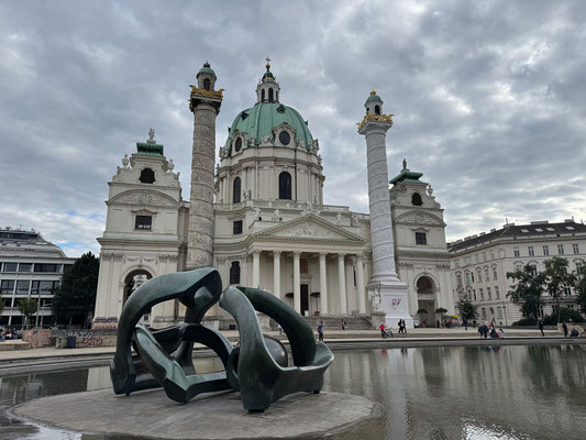 Ein Besuch der Karlskirche steht schon lange auf der Liste.