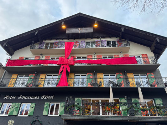 Wir wohnen im Schwarzen Rössl in St. Wolfgang.