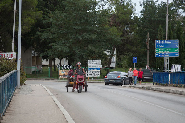 17.9. Unterwegs nach Ulcinj, der südlichsten Stadt Montenegros. 