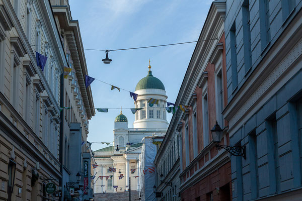 12.08. Die Sofiankatu führt vom Senatsplatz zum Hafen.