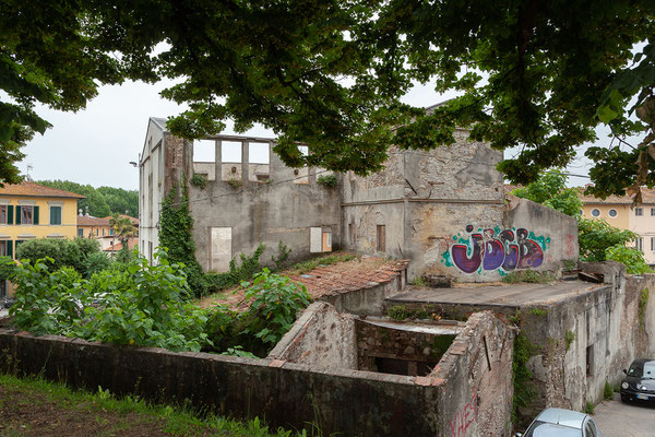 07.06. Lucca: auf der Stadtmauer