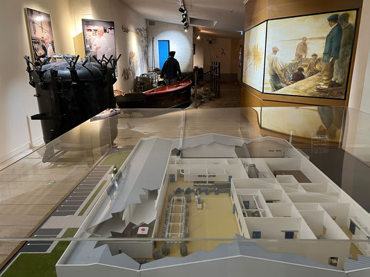 Conserverie la belle-iloise: wir haben auch Gelegenheit an einer sehr interessanten Führung durch die Fabrik teilzunehmen. 