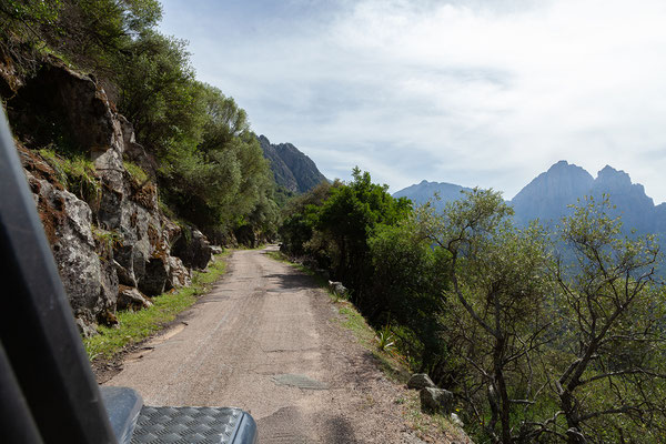 02.06. Nach dem schönen Spaziergang fahren wir weiter nach Evisa. 