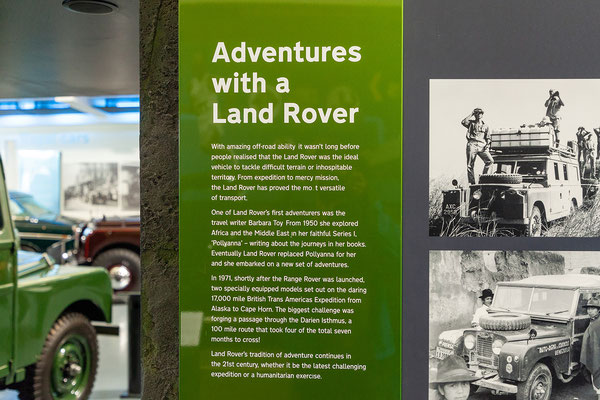 Land Rover war Teil verschiedener bekannter Expeditionen!