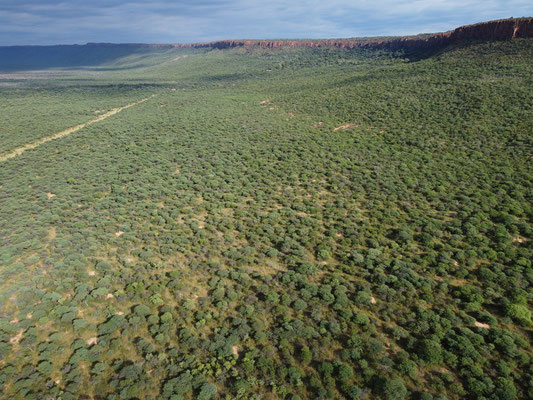 27.03. Blick auf den Waterberg von der D2512