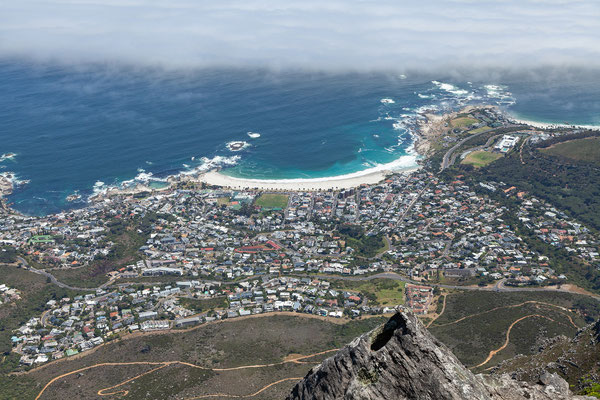 19.10. Table Mountain: Blick auf Camps Bay