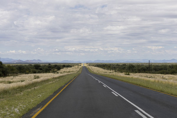 27.03. Wieder auf der Teerstraße, sind wir flott in Windhoek.