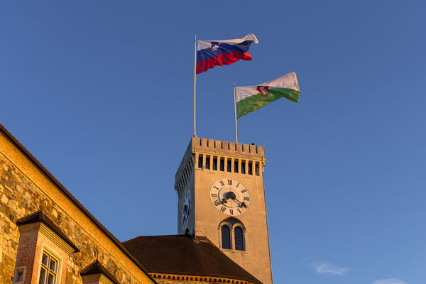 Ljubljana Castle - Sonnenuntergang
