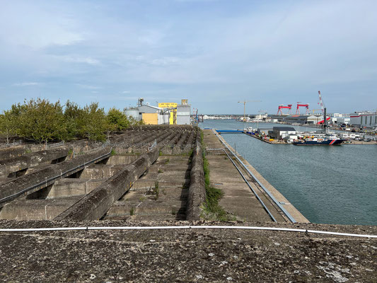 Dach des U-Bootbunkers 