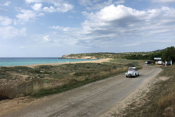 30.05. Küste beim Camping de la Plage in Algajola