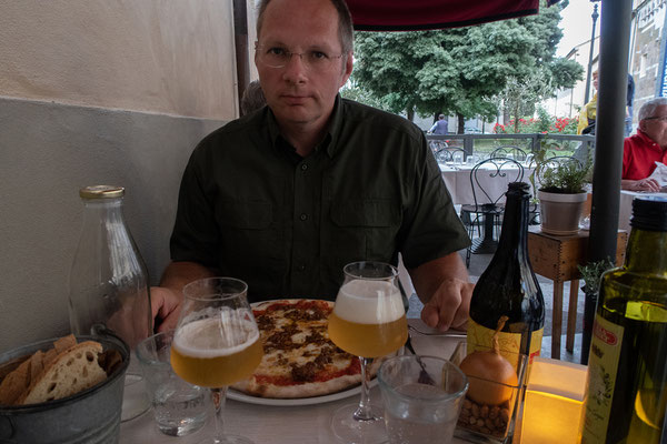 07.06. Lucca: Abendessen im Gli Orti di Via Eisa