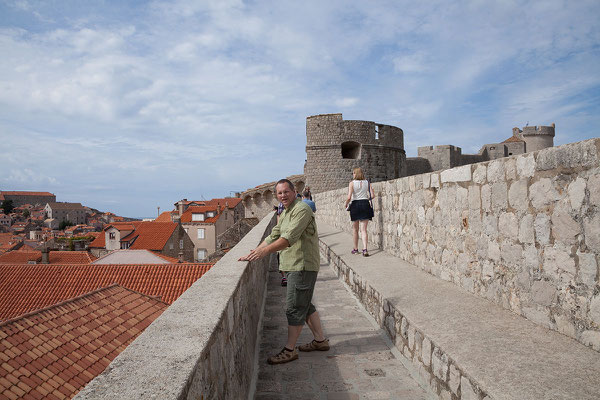 21.09. Dubrovnik - Auf der Stadtmauer