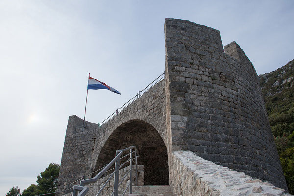 4.9. Besichtigung der Stadtmauer, Ston