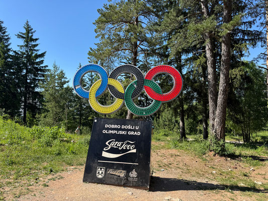 Am Trebević fanden die olympischen Bobbewerbe statt.