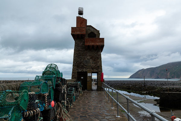 06.09. Nach einem ausgiebigen Frühstück spazieren wir erneut durch Lynmouth. 