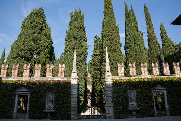 23.09. Verona - Der Giardino Giusti ist um 1570 entstanden und wurde im 19. Jh. in einen englischen Garten umgewandelt. 