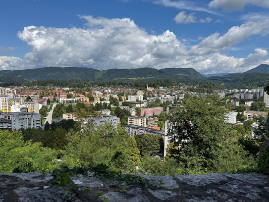 Blick vom Velenje Castle