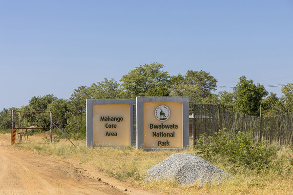 22.03. Um 6:20 sind wir am Gate des Bwabwata NP. Im besten Licht fahren wir den Fluss entlang. (Das Foto stammt von später.)