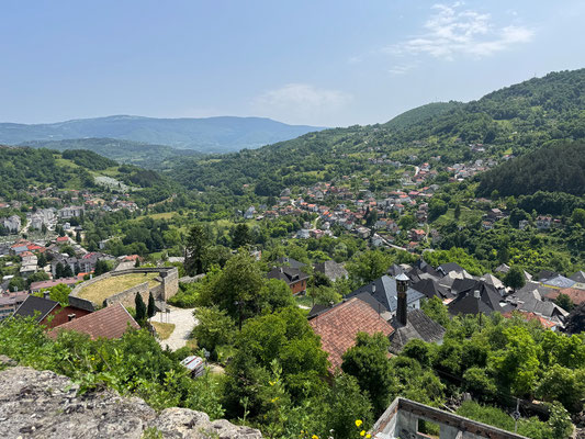Festung Jajce - Ausblick