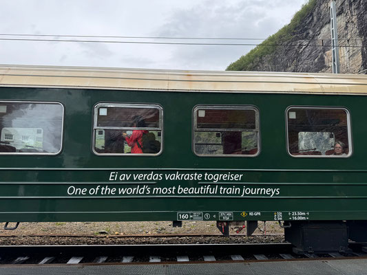Flåmsbana von Myrdal nach Flåm 