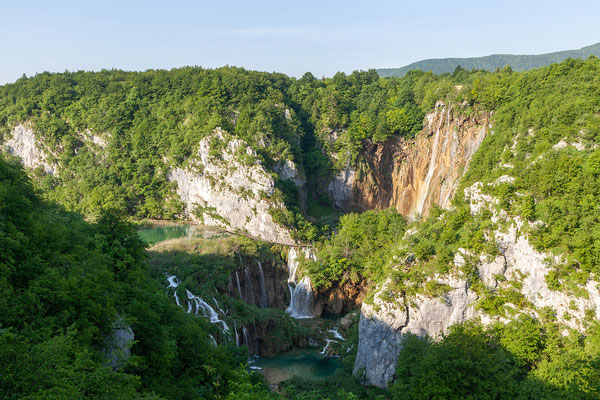 09.06. Plitvice NP - Untere Seen / Der 295 km2 große NP ist der älteste Kroatiens.