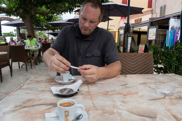 28.05. Kaffeepause in Marcinaggio