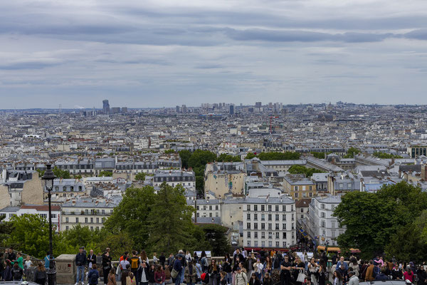 Auch tagsüber ist der Blick auf Paris toll.