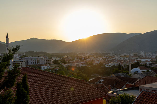 ... und beobachten einen wunderbaren Sonnenuntergang.